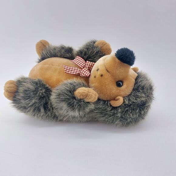 Vintage Hedgehog German Plush Hand Puppet 80s - Picture 8 of 11